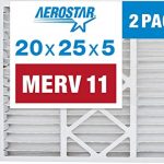 Aerostar 20x25x5 Air Filter MERV 11, Furnace Filters AC HVAC Replacement for Honeywell FC100A1037, Lennox X6673, Carrier EXPXXFIL0020, Bryant, and...