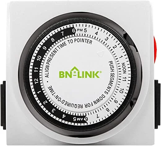 Bn-link BND-60/U47 Indoor Mini 24-Hour Mechanical Outlet Timer - Shop Bn-link BND-60/U47 Indoor Mini 24-Hour Mechanical Outlet Timer - Shop
