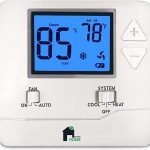 EconoHome Non-Programmable Thermostat for Home - Heat & Cooling Temperature Control - Easy to Install - Digital Thermostat for Central Gas, Oil,...