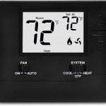 ELECTECK Non-Programmable Digital Thermostat for Home, up to 1 Heat/1 Cool with Large LCD Display, Compatible with Single Stage Electrical and...