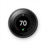 Google Nest Learning Thermostat - Smart & Programmable for Home - 3rd Generation - Works with Alexa - Mirror Black