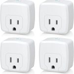 HBN Smart Plug Mini 15A, WiFi Smart Outlet Works with Alexa, Google Home Assistant, Remote Control with Timer Function, No Hub Required, ETL...