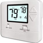 Heagstat Non Programmable Thermostats for Home 1 Heat/ 1 Cool, DIY Instal, C-Wire Not Required.