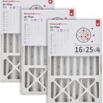 Honeywell Home 16x25x4 MERV 8, AC Furnace Air Filter, 3 PACK (CF408F1625-3PKAM) (Actual Dimensions: 15.63 x 24.75 x 4.38 in.)