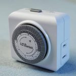 iGrowtek 24-Hour Timer Outlet,30 Minute Intervals,1 Polarized Outlet,Mechanical Indoor Plug-in,Daily On Off Cycle,for Lamps and Appliances
