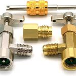 Lu-Hawk R134A Self-Sealing Single Puncture Can Taps with Valve Core Removal Tool