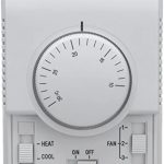 Mechanical Thermostat, 110‑220V Central Air Conditioning Thermostat, 2 Way Mechanical Control Switch Conditioner, Fan Coil Temperature Controller...