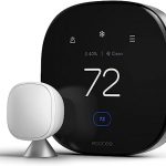 New ecobee Smart Thermostat Premium with Smart Sensor and Air Quality Monitor - Programmable Wifi Thermostat - Works with Siri, Alexa, Google...
