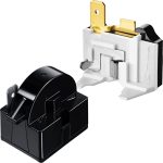 QP2-4.7 PTC Starter Relay 1 Pin Refrigerator Starter Relay and 6750C-0005P Refrigerator Overload Protector Compatible with LG Refrigerator...