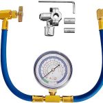 R134a Refrigerant Charging Hose with BPV31 Piercing Valve for Refrigerator - Piercing Tap Valve Kits Can Tap with Gauge, R134a Can to R-12/R-22 for...