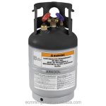 R134a Refillable Gas Cylinder: 12L 1/4 Cylinder with Two Valves for Enhanced Performance