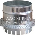 Sheet Metal Ductboard Take off Start COLLAR 8" for HVAC Duct Work