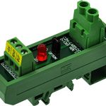 Slim DIN Rail Mount AC/DC Current Sensor Module, Based on ACS712. (+/-20Amp)