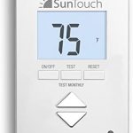 SunTouch SunStat Core Non-Programmable Thermostat for Floor Heating Systems, 4.63 x 2.95 x 1.65 inches, White
