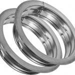 Vent Systems 6" Inch Pack of 2 Air Vent Duct Connector Flange Straight Ventilation Pipe Metal Ducting Connector Plate For Cooling Heating...