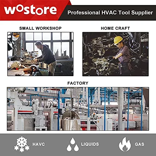 wostore tubing flaring tool kit 7 dies for eccentric flares on 3 16 3 4 1